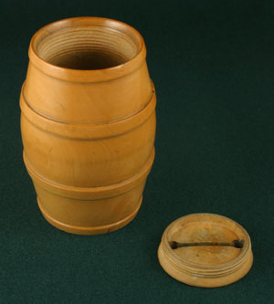 Barrel Money Box - Open