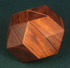 Golden Rhombic Icosahedron